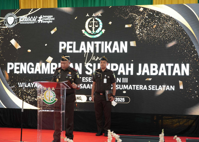 Kajati Sumsel Lantik Sejumlah Pejabat Baru Eselon II dan III