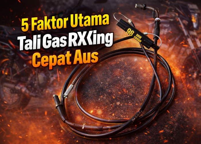 5 Faktor Utama Tali Gas RX King Cepat Aus