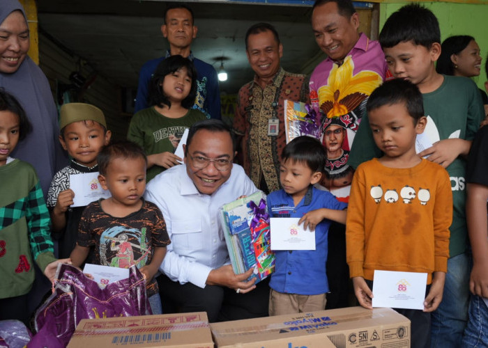 Kemenkum Peduli, Kemenkum Sumsel Gelar Bakti Sosial ke Panti Asuhan 