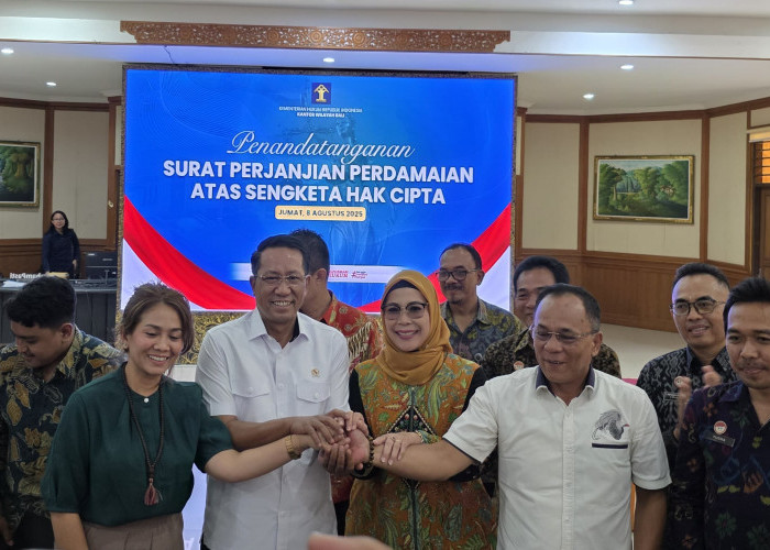 Disaksikan Menkum, Mie Gacoan dan LMK SELMI Sepakat Berdamai