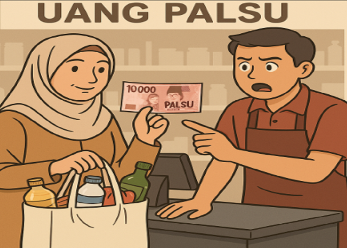IRT Palembang Diamankan Diduga Belanja Gunakan Uang Palsu
