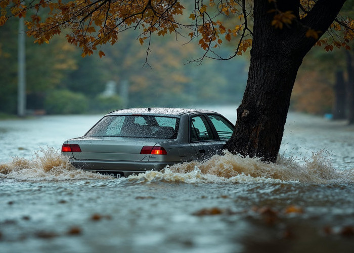 Auto Aman! Ini Tips Melewati Banjir Pakai Mobil Matic Biar Gak Mogok Mendadak