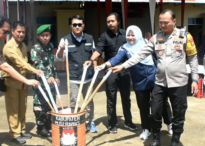 KPU Musi Rawas Musnahkan 359 Surat Suara Rusak dan Berlebih