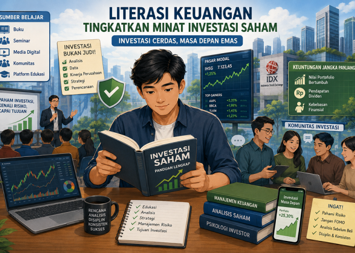 Literasi Keuangan Tingkatkan Minat Investasi Saham di Kalangan Masyarakat