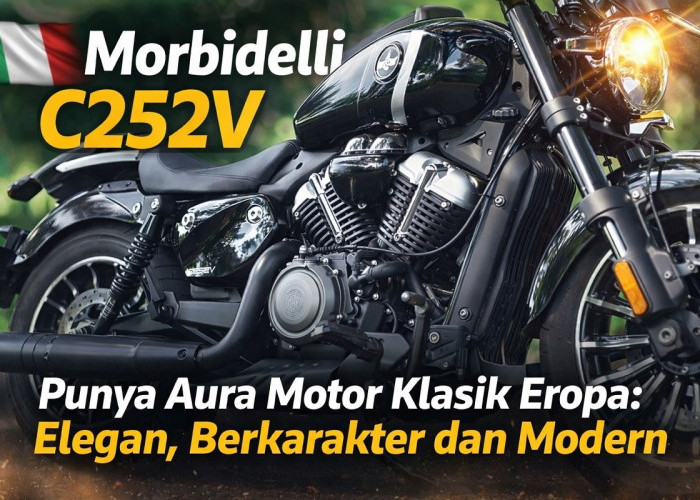 Morbidelli C252V Punya Aura Motor Klasik Eropa: Elegan, Berkarakter dan Modern