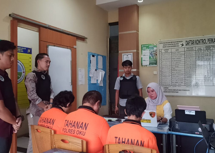 Berantas Narkoba, Polres OKU Amankan Tiga Bandar Ganja di Dua Lokasi Berbeda