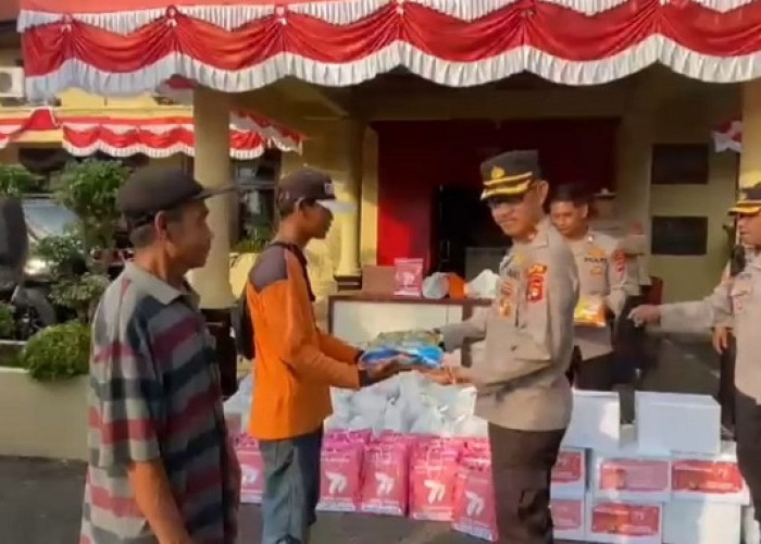1.000 Paket Sembako Polres Ogan Ilir dalam Rangkaian HUT Bhayangkara