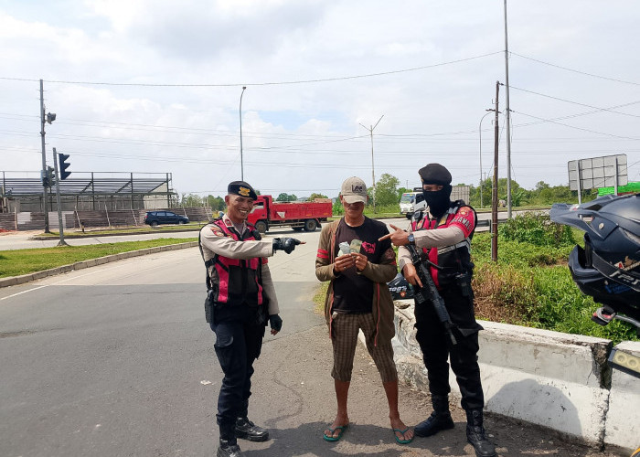 Warga Kertapati Ditangkap Saat Malak Sopir di Simpang Exit Tol Kramasan