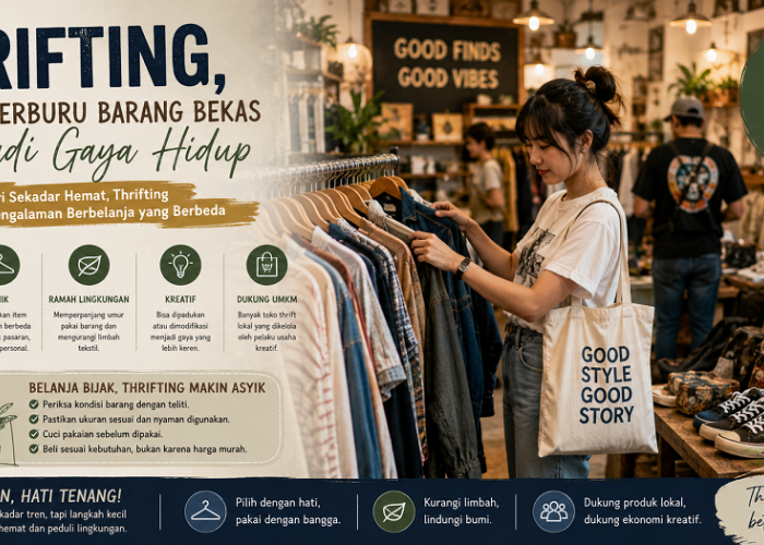 Thrifting, Ketika Berburu Barang Bekas Menjadi Gaya Hidup
