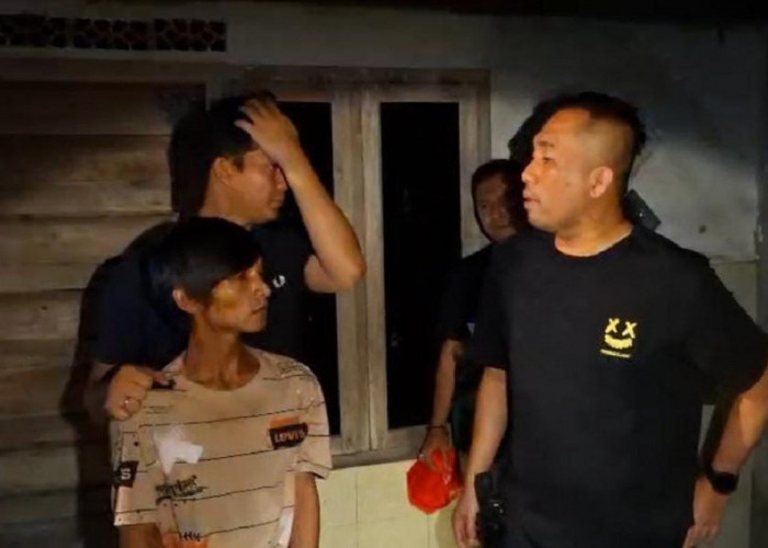 Satnarkoba Polres Muba Tangkap Kurir Sabu Hampir 1 Kilogram di Desa Lumpatan