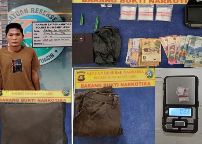 Sembunyikan Sabu dalam Bantal, Pria di Ulak Teberau Diciduk Polisi