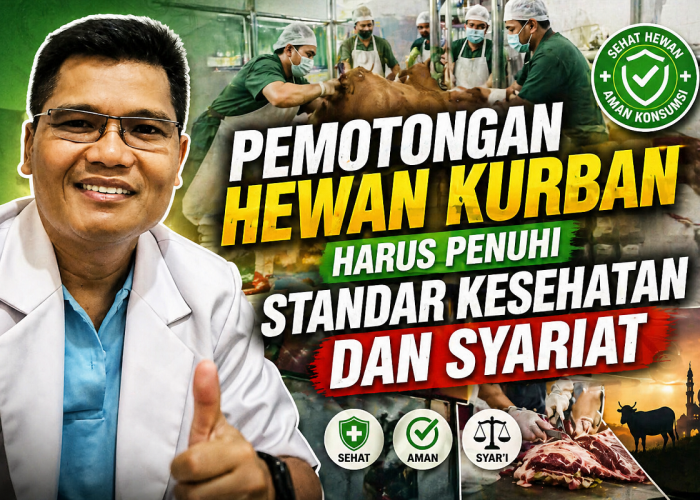 Pemotongan Hewan Kurban Harus Penuhi Standar Kesehatan dan Syariat