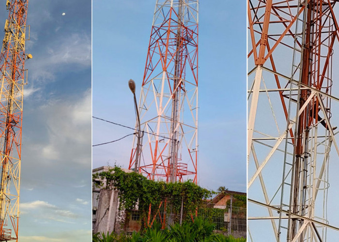 Seorang Pria Nekat Hendak Bundir Panjat Tower Kelurahan 9 Ilir Palembang