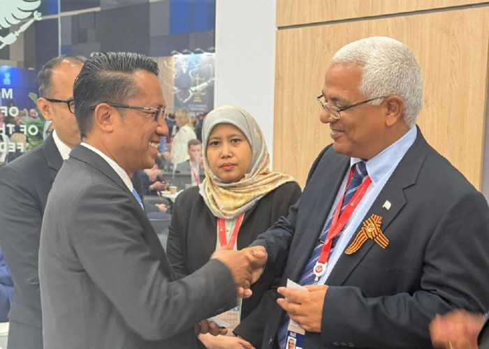 Menteri Hukum Hadiri Supratman Andi Agtas 13th St. Petersburg International Legal Forum