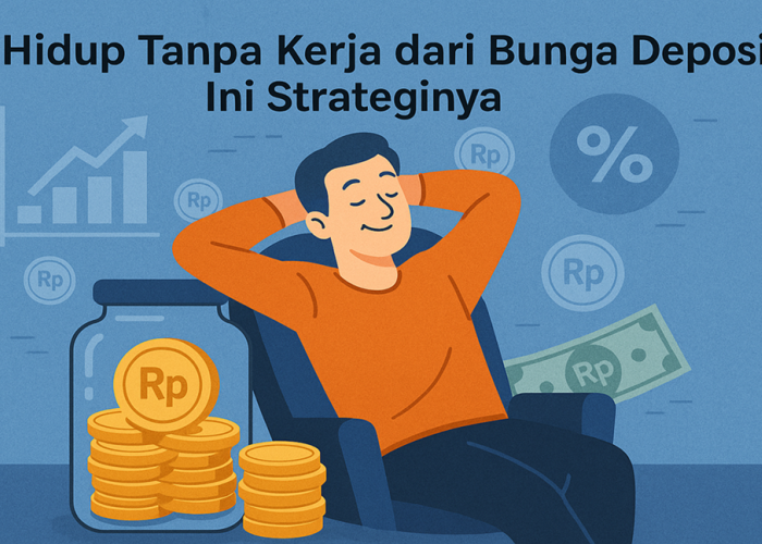 Hidup Mengandalkan  Bunga Deposito, Ini Strateginya