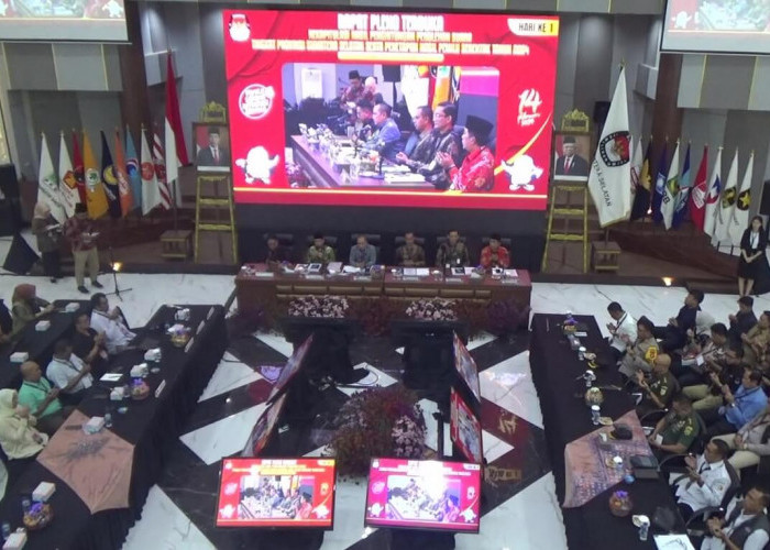 KPU Sumsel Mulai Rekapitulasi Penghitungan Suara Meski KPU Palembang Belum Serahkan Hasil Pleno