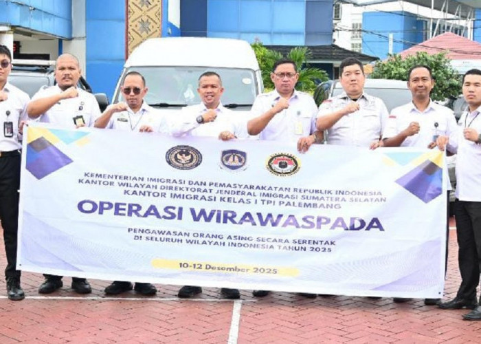 Perkuat Pengawasan, Kanim Palembang Gelar Operasi Serentak Wirawaspada