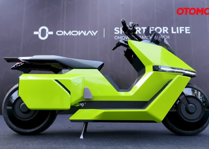 Motor Listrik Omoway X: Revolusi Kendaraan Masa Depan yang Bisa Jalan dan Ngecas Sendiri!