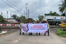 KAI Divre III Palembang Dorong Kesadaran Keselamatan Bersama di Perlintasan Kereta Api