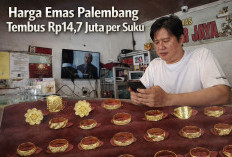 Harga Emas Palembang Melejit! Tembus Rp14,7 Juta per Suku, Warga Ramai Jual atau Tahan?