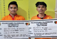 Polisi Ringkus Dua Pelaku Begal Sadis di 7 Ulu Palembang