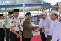 Momen Idul Fitri 1447 H, 8 Napi di Rutan Kelas I Palembang Langsung Bebas 