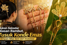 Pesona Abadi Tusuk Konde Emas, Anggun dan Sarat Nilai Budaya