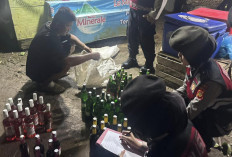 Operasi Pekat Musi 2026, Polda Sumsel Sita 523 Botol Miras di Palembang