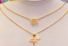 Inspirasi Model Liontin Inisial yang Paling Digemari untuk Tampilan Lebih Stylish