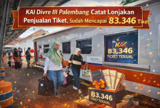 KAI Divre III Palembang Catat Lonjakan Penjualan Tiket, Sudah Mencapai 83.346 Tiket