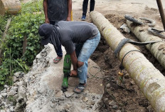 Pemkab OKU Selatan Gerak Cepat Tangani Jalan Longsor di Rantau Nipis, Pasang Box Culvert