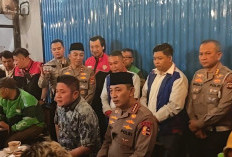 Kapolri Serap Aspirasi Driver Ojol di Kedai ADO Presisi Palembang