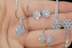 Kilau Anggun Emas Putih dengan Desain Teardrop yang Makin Digemari