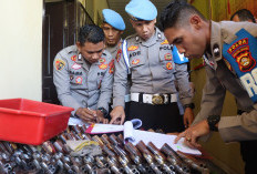 Senjata Api Dinas Polres Ogan Ilir Dicek dan Ditertibkan Secara Administratif