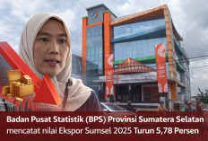 BPS Sumatera Selatan mencatat nilai Ekspor Sumsel 2025 Turun 5,78 Persen