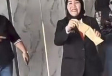 Viral di Medsos, Usai Dilantik Oknum Pejabat Pemkab Muba Bagi-bagi Uang Sambil Joget-joget