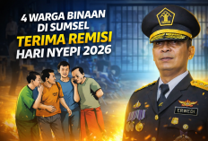 4 Warga Binaan di Sumsel Terima Remisi Hari Nyepi 2026