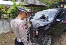 Diduga Mengantuk, Dua Minibus Tabrakan di Jalinteng Indralaya