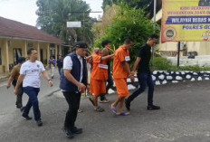 Tiga Pelaku Pembunuhan dan Pembakaran Sopir Tronton Jalani Rekonstruksi di Polres Ogan Ilir