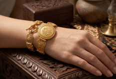 Gelang Emas Etnik dengan Liontin Simbolik, Perhiasan Cantik Penuh Makna