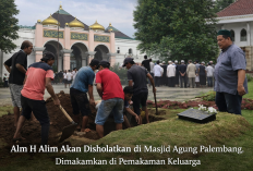 Alm H Alim Akan Disholatkan di Masjid Agung Palembang, Dimakamkan di Pemakaman Keluarga