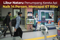 Libur Nataru Penumpang Kereta Api Naik 14 Persen, Mencapai 67 Ribu