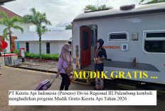 KAI Divre III Palembang Bersama Pemprov Sumsel, dan Bank Sumsel Babel Kembali Gelar Mudik Gratis Lebaran 2026