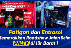 Fatigon dan Entrasol Semarakkan Roadshow Jalan Sehat PALTV di Ilir Barat I