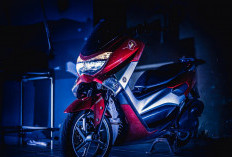 Motor NMAX Warna Merah Hitam, Tampil Sporty dan Elegan untuk Aktivitas Harian