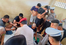 Polres Ogan Ilir Razia Ruang Tahanan Cari Barang Terlarang
