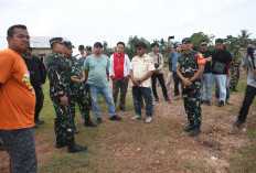 Dukung Ketahanan Pangan, Danrem 044/Gapo Tinjau Lokasi Program Cetak Sawah