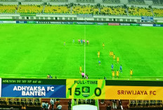 Sadis, Sriwijaya FC Dibantai Adhyaksa FC 15-0 di Banten International Stadium