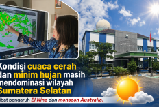 Aktifnya El Nino di Samudra Pasifik Bikin Cuaca Sumsel Lebih Kering dan Panas