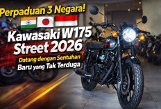 Perpaduan 3 Negara! Kawasaki W175 Street 2026 Datang dengan Sentuhan Baru yang Tak Terduga